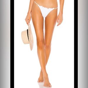 Indah Bali Bikini Bottom White Small NWT